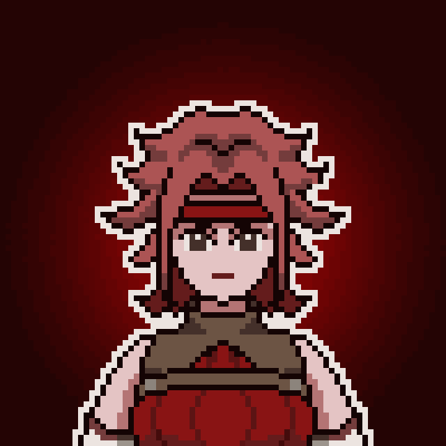 像素画_百格画_积木画_格子画_钻石画_拼豆豆_红月卡莲 